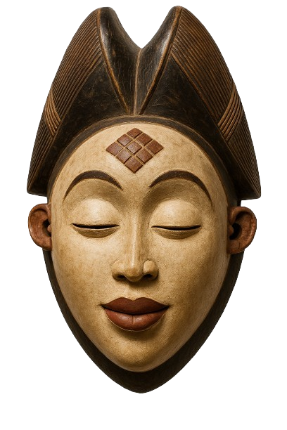 Punu Maiden Spirit Mask hologram 1